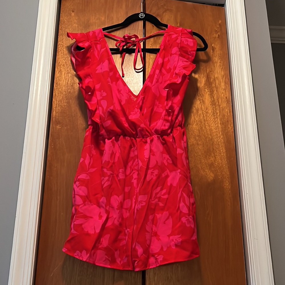 SHEIN V Neck Romper